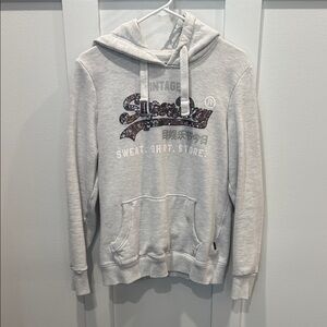 Superdry Vintage Light Gray Hoodie